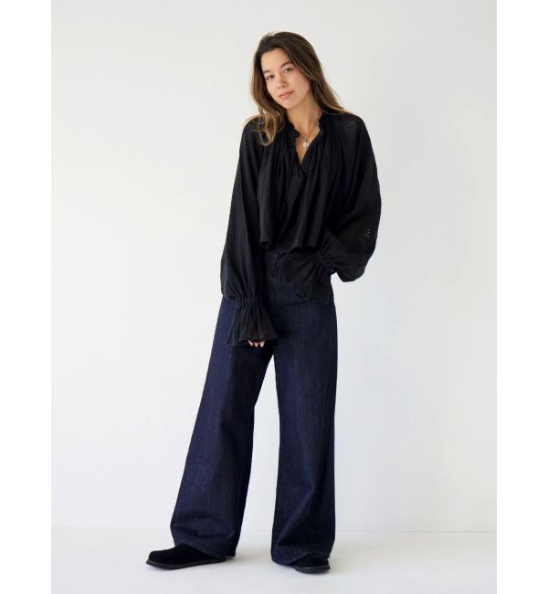 Ungrid「メッシュコンビショートブラウス」|シャツ・ブラウス|