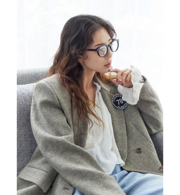 Ungrid「メッシュコンビショートブラウス」|シャツ・ブラウス|