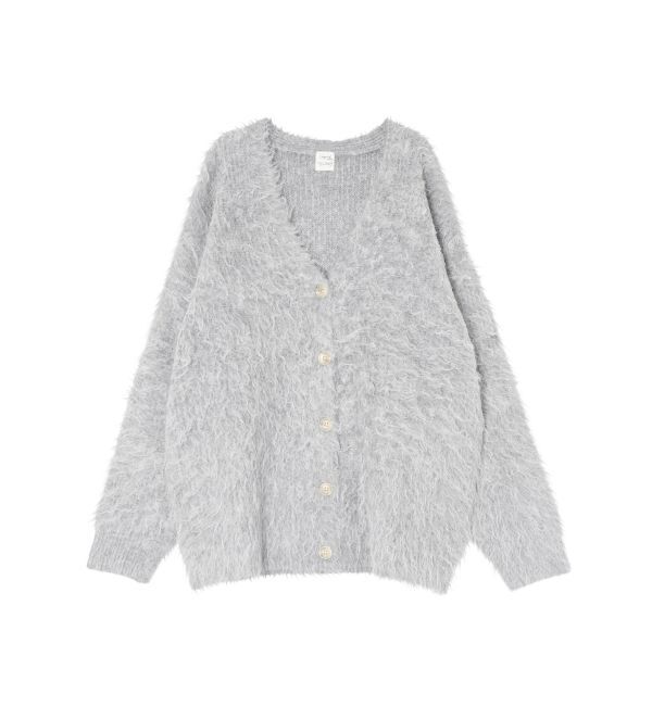 Ungrid「【WEB限定】カラールーズニットカーデ」|カーディガン|