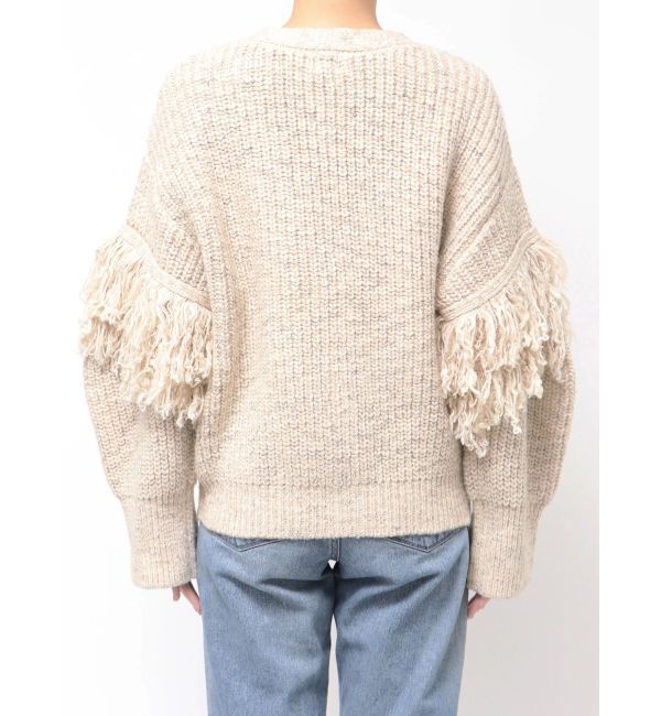 Ungrid「フリンジデザインニットカーディガン」|カーディガン|
