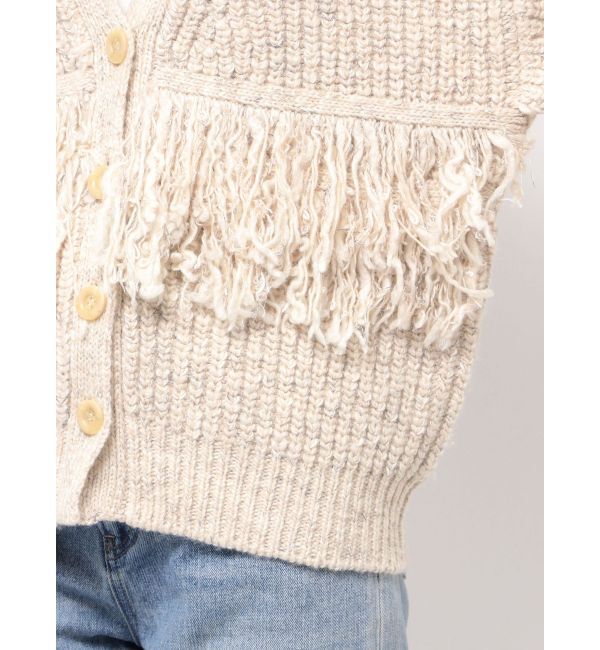 Ungrid「フリンジデザインニットカーディガン」|カーディガン|