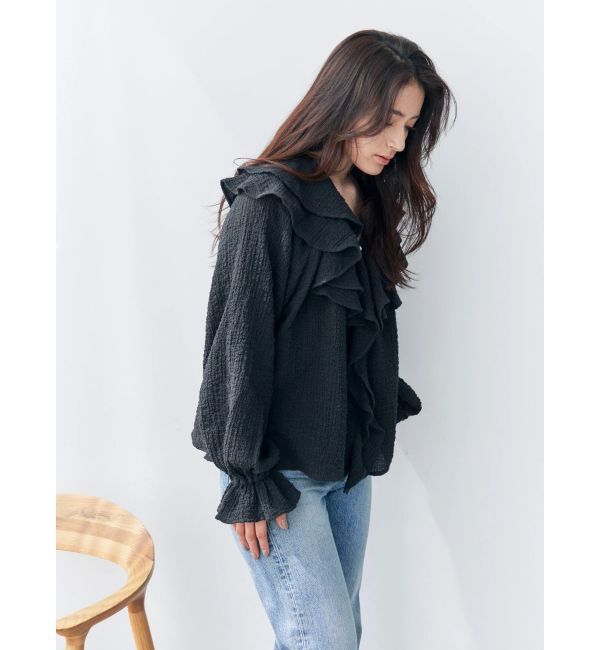 Ungrid「フリルデザインブラウス」|シャツ・ブラウス|
