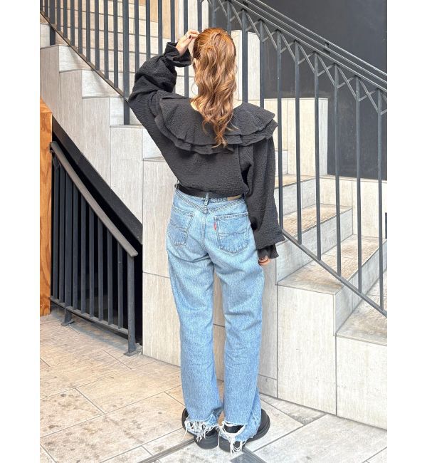 Ungrid「フリルデザインブラウス」|シャツ・ブラウス|