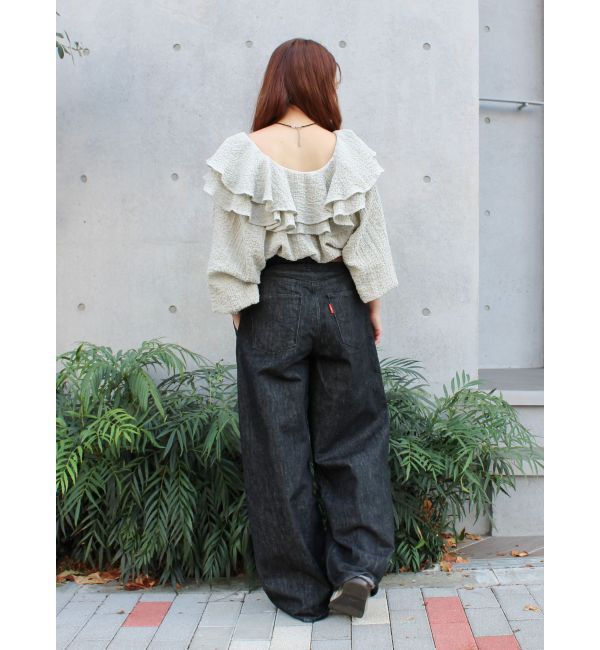 Ungrid「フリルデザインブラウス」|シャツ・ブラウス|