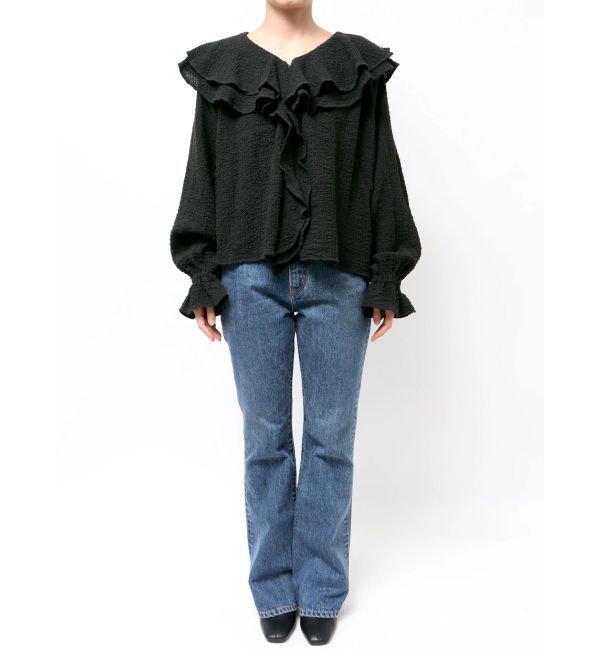 Ungrid「フリルデザインブラウス」|シャツ・ブラウス|