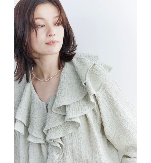 Ungrid「フリルデザインブラウス」|シャツ・ブラウス|