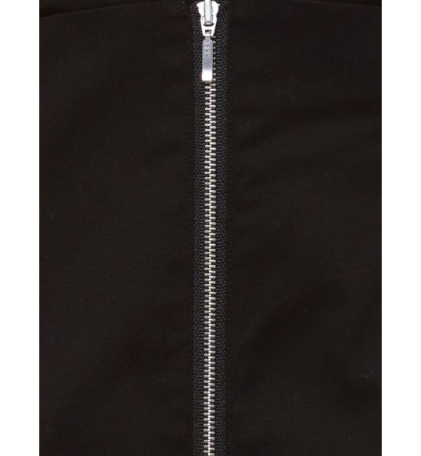 LAGUNAMOON「カーブラインフロントZIPジャンパースカート」|ワンピース|