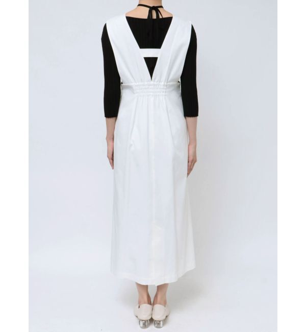 LAGUNAMOON「カーブラインフロントZIPジャンパースカート」|ワンピース|