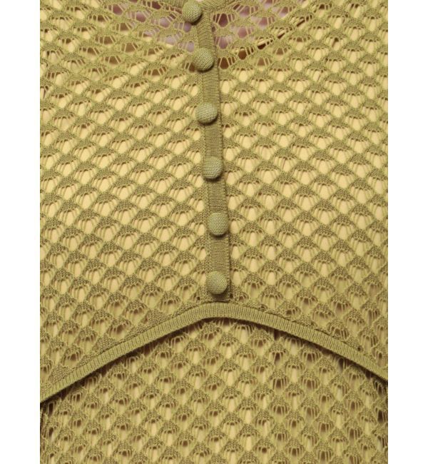 LAGUNAMOON「オープンワークパターンニットワンピース」|ワンピース|