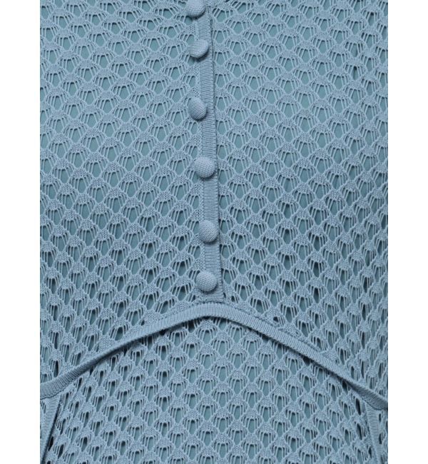 LAGUNAMOON「オープンワークパターンニットワンピース」|ワンピース|