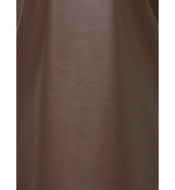 LAGUNAMOON「ボンディングフェイクレザーミニワンピース」|ワンピース|