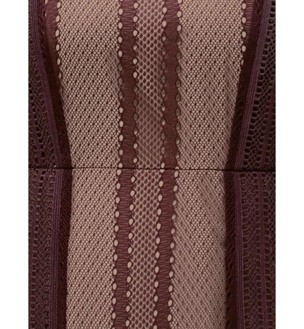 LAGUNAMOON「LADYジオメトリックレースワンピース」|ドレス|