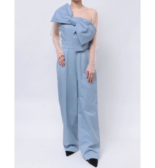 LAGUNAMOON「LADYリボンフォルパンツドレス」|ドレス|