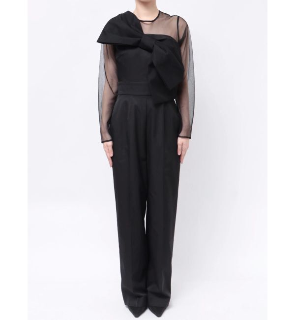 LAGUNAMOON「LADYリボンフォルパンツドレス」|ドレス|