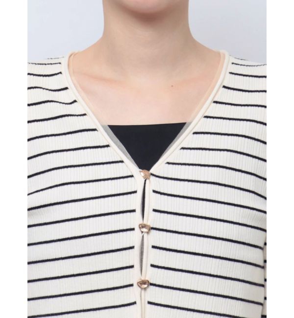 LAGUNAMOON「シアーデザインカーデセットキャミワンピース」|ワンピース|