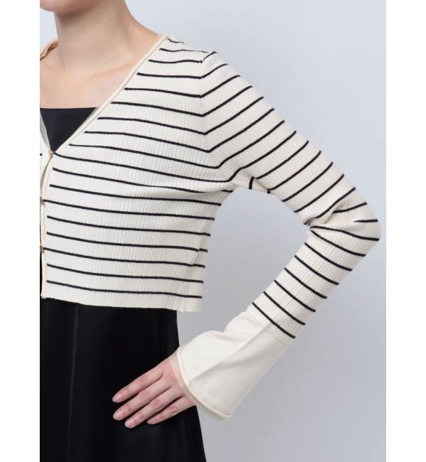 LAGUNAMOON「シアーデザインカーデセットキャミワンピース」|ワンピース|