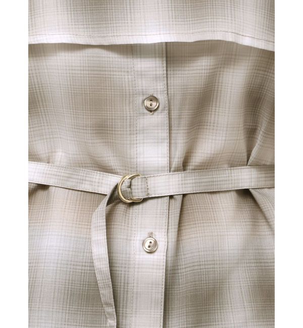 LAGUNAMOON「オンブレチェックオフショルダーブラウス」|シャツ・ブラウス|