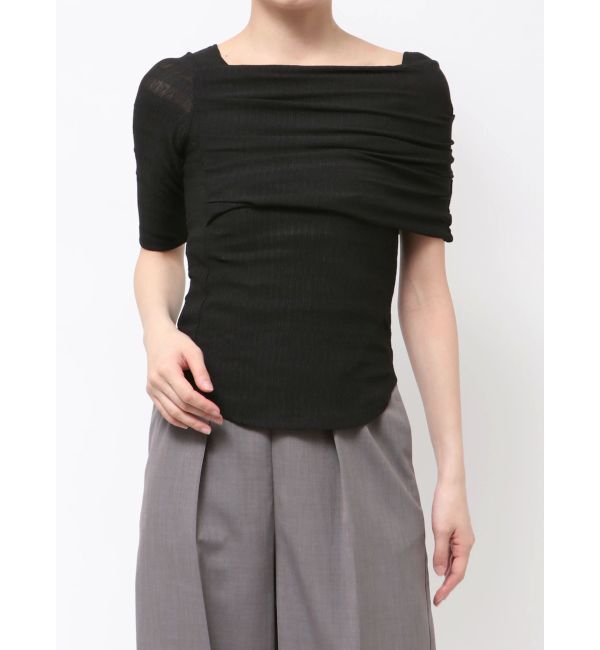 LAGUNAMOON「アシンメトリーカットトップス」|Tシャツ・カットソー|