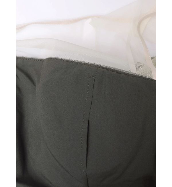 LAGUNAMOON「LADYチュールオフショルパンツドレス」|ワンピース|