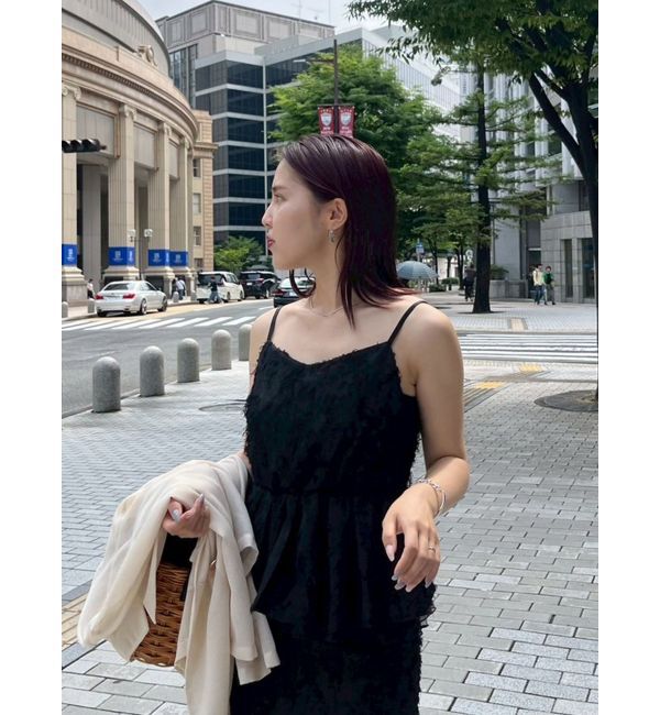 LAGUNAMOON「カットジャガードキャミソール」|キャミソール|