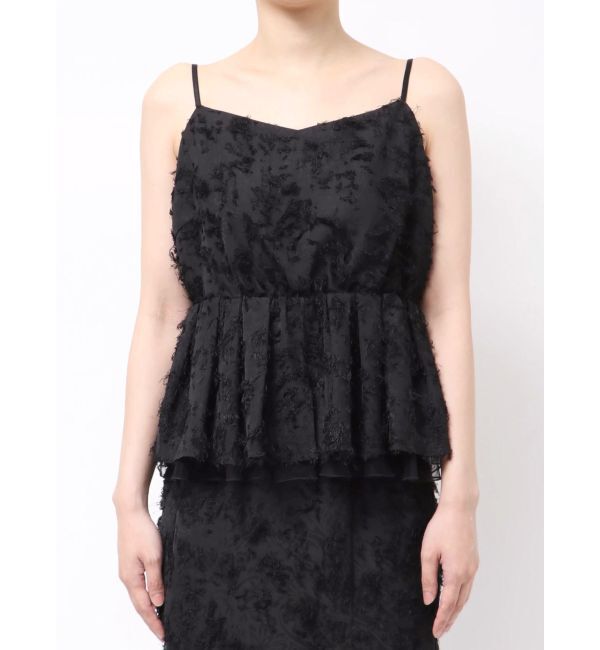 LAGUNAMOON「カットジャガードキャミソール」|キャミソール|