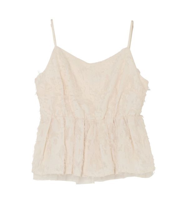 LAGUNAMOON「カットジャガードキャミソール」|キャミソール|