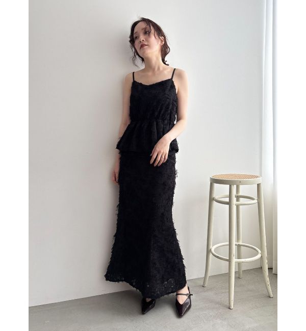 LAGUNAMOON「カットジャガードキャミソール」|キャミソール|