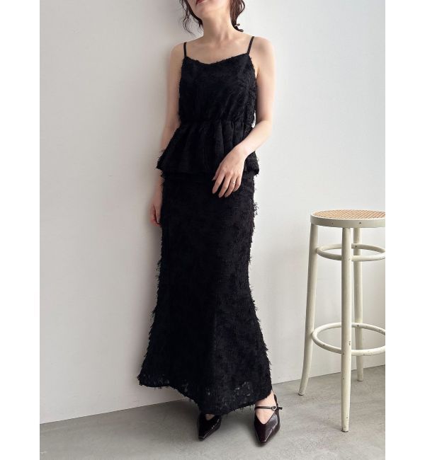 LAGUNAMOON「カットジャガードキャミソール」|キャミソール|