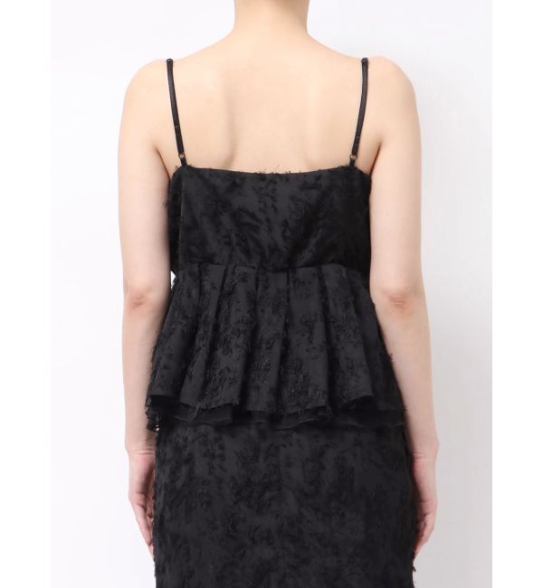 LAGUNAMOON「カットジャガードキャミソール」|キャミソール|