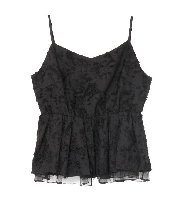 LAGUNAMOON「カットジャガードキャミソール」|キャミソール|