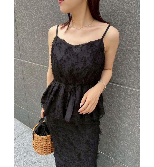 LAGUNAMOON「カットジャガードキャミソール」|キャミソール|