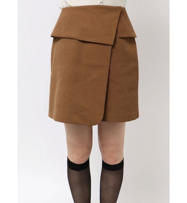 LAGUNAMOON「スエードライクアシメベルトミニスカート」|スカート|