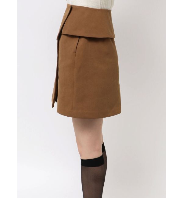 LAGUNAMOON「スエードライクアシメベルトミニスカート」|スカート|