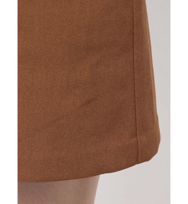 LAGUNAMOON「スエードライクアシメベルトミニスカート」|スカート|