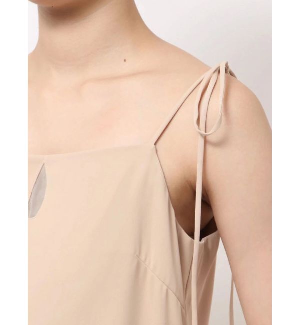 LAGUNAMOON「ドロップディティールサテンキャミワンピース」|ワンピース|