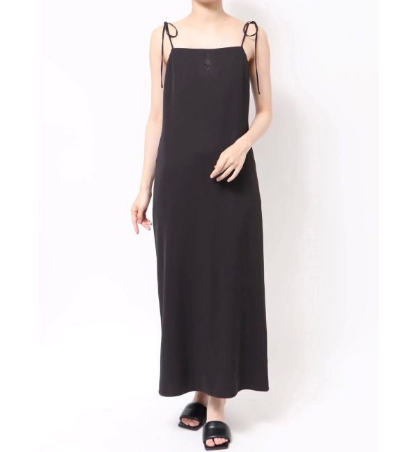 LAGUNAMOON「ドロップディティールサテンキャミワンピース」|ワンピース|