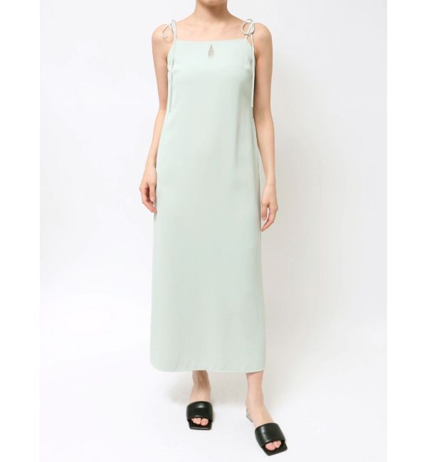 LAGUNAMOON「ドロップディティールサテンキャミワンピース」|ワンピース|