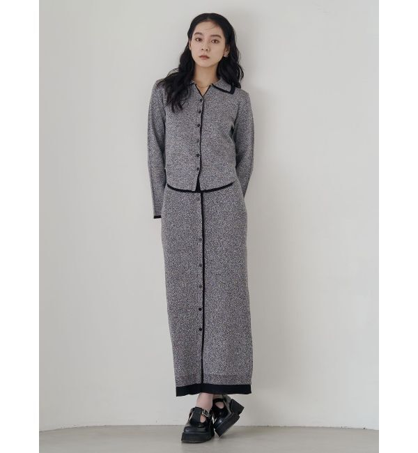 LAGUNAMOON「レイヤードデザインニットセットアップ」|ワンピース|