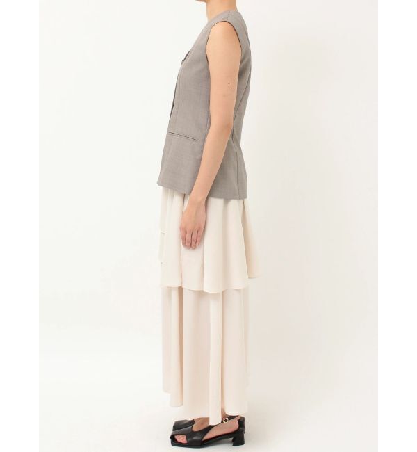 LAGUNAMOON「ティアードスカートドッキングベストワンピース」|ワンピース|