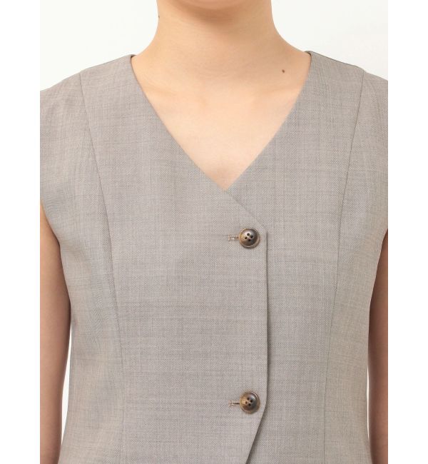 LAGUNAMOON「ティアードスカートドッキングベストワンピース」|ワンピース|