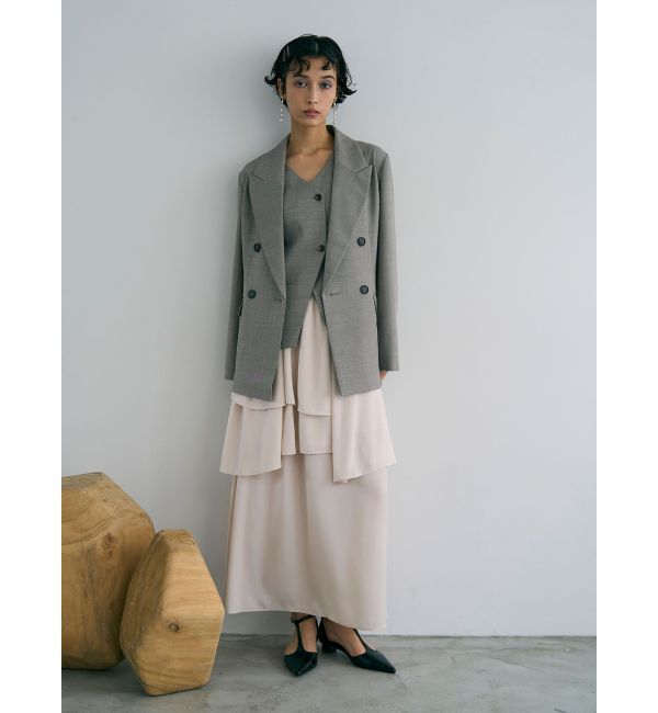 LAGUNAMOON「ティアードスカートドッキングベストワンピース」|ワンピース|