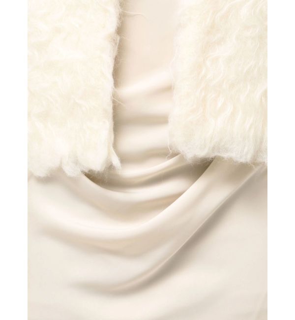 LAGUNAMOON「ファーライクニットカーデセットナローキャミワンピース」|ワンピース|