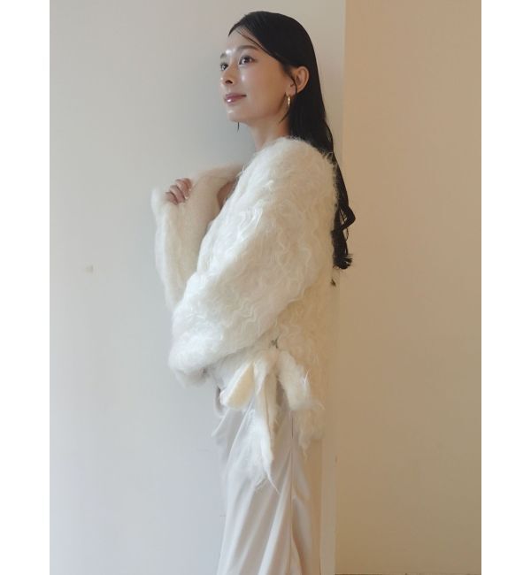 LAGUNAMOON「ファーライクニットカーデセットナローキャミワンピース」|ワンピース|