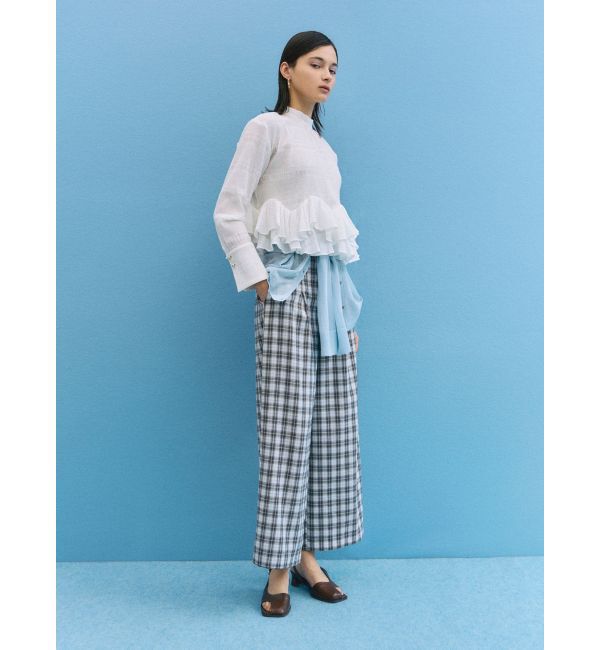 LAGUNAMOON「シンプルウエストデザインワイドパンツ」|その他|