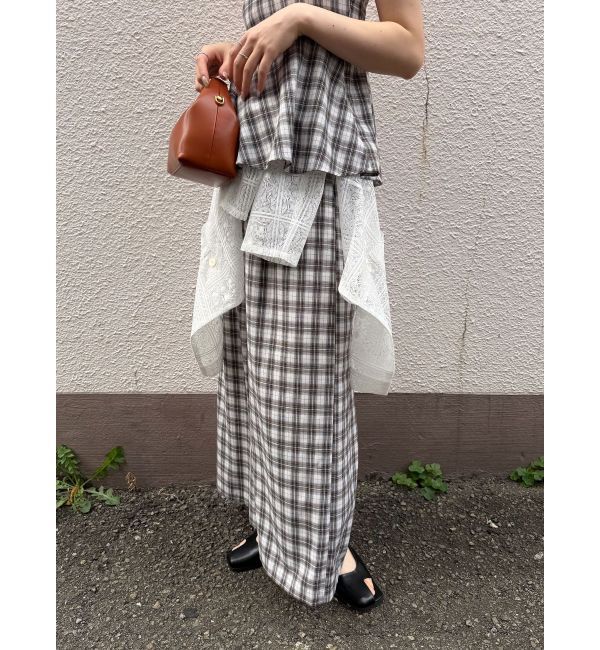 LAGUNAMOON「シンプルウエストデザインワイドパンツ」|その他|