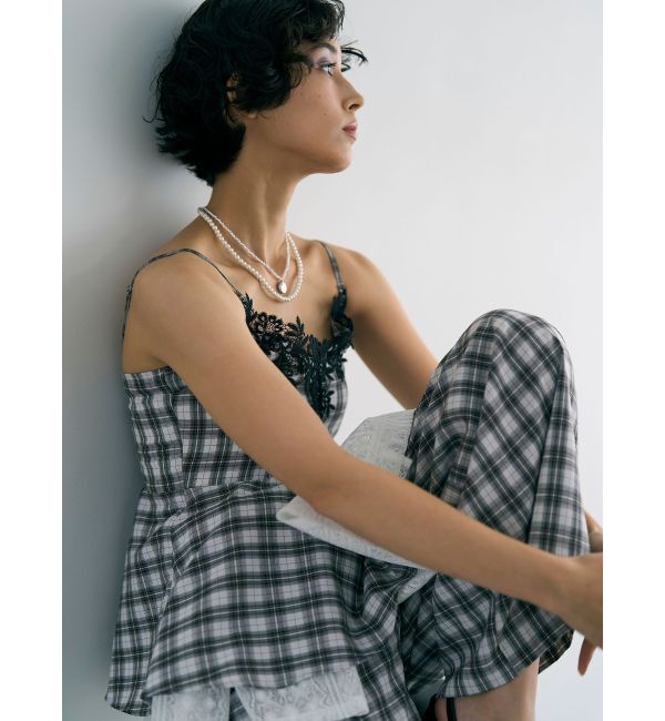 LAGUNAMOON「シンプルウエストデザインワイドパンツ」|その他|