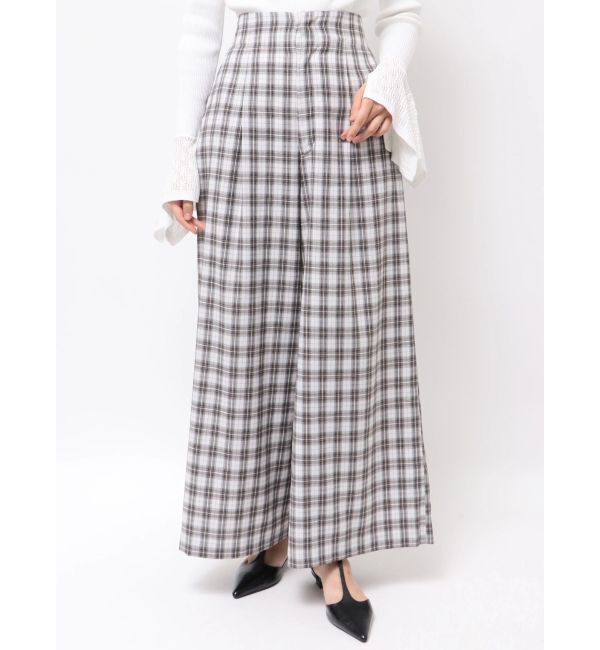 LAGUNAMOON「シンプルウエストデザインワイドパンツ」|その他|