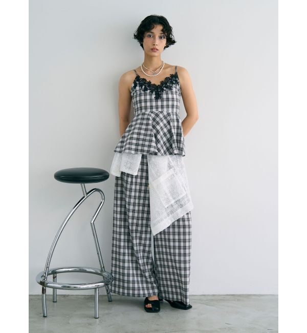 LAGUNAMOON「シンプルウエストデザインワイドパンツ」|その他|