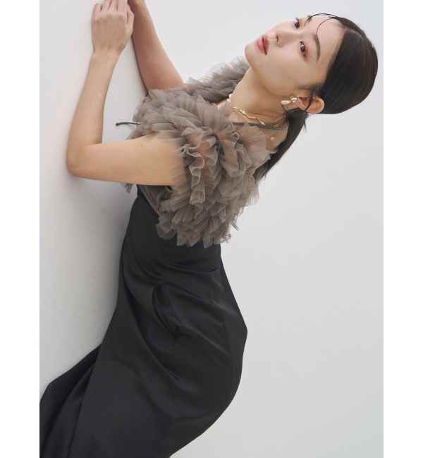 LAGUNAMOON「LADYノースリーブボレロキャミワンピース」|ワンピース|