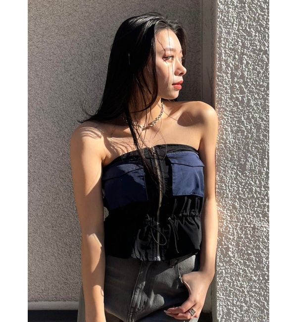 EVRIS「ミリタリーデザインベアビスチェ」|キャミソール|